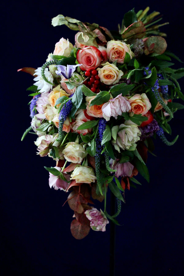 Certified Floral Designer Course, cascading bouquet